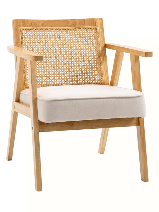 Cannage d'un dossier de chaise à l'ancienne